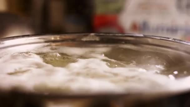 Cómo hacer puré de papas cremoso con Cheddar. Receta 4k. Siga 4 sencillos pasos — Vídeos de Stock