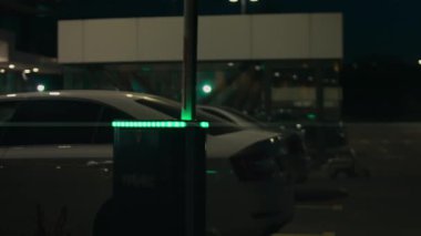 Otomatik güvenlik sistemi bariyer park sistemi kapısı havaalanı otoparkına gece erişimi