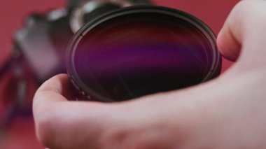 Anormal lensin sunumu. Lense ND filtresi koydum. Işık oynatma ile 4k video