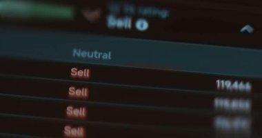 Kripto para birimi satmak için siparişleri sat.