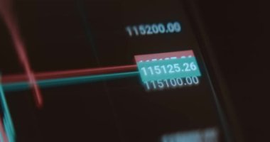 Bitcoin için gerçek zamanlı fiyat verisi.