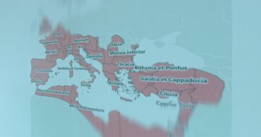 Roma İmparatorluğu 'nun taşralı haritası..