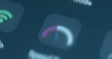 Akıllı telefon ekranında Hız Test simgesi.
