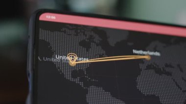 Hindistan ve Japonya siber saldırı altında, gerçek zamanlı harita.