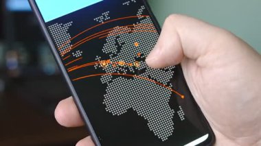 Yoğun siber saldırılar Avrupa ve Asya kaynaklı.