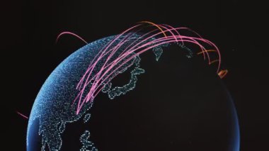 Gerçek zamanlı siber saldırıyla birlikte dijital Dünya Küresi 'ne göz gezdirin..