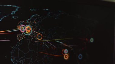 Avrupa 'ya yönelik siber saldırıların sıklığı.