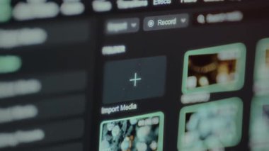 Ortam seçeneğini bir video düzenleme yazılımı içinde içeriye aktar.