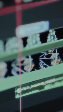 Zaman çizgisindeki playhead soldan sağa hareket eder.