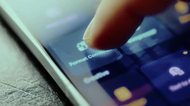 Video düzenleme için Dönüştürücü uygulama simgesi biçimlendir.