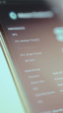 GPU ve İşlemci için performans ölçümleri.