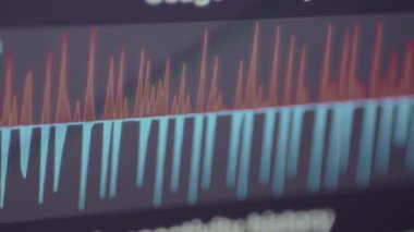 Veri kullanım izleme yazılımı ağ bağlantısının görsel geçmişini gösteriyor.