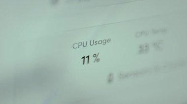Bilgisayar performans ölçüsü, işlemci kullanımı% 11.