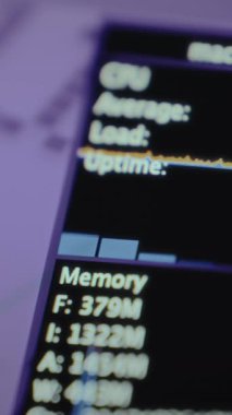 Bilgisayarda hafıza kullanımına ilişkin sistem bilgileri.