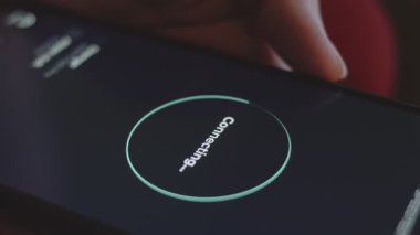 Cep telefonunda internet hız testini başlatmak için GO seçeneğini işaretler.