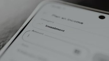 Yatırım Miktarı girmek için finansal uygulama arayüzü, girdi alanı.