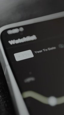 Yatırım uygulaması içinde% 1 değerinin tarihinin bir yıl öncesine kadar olan izleme listesi.