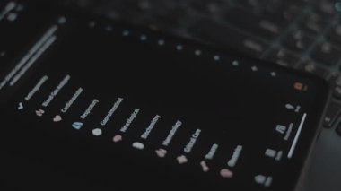 Mobil uygulama içerisindeki tıp öğrenimi konularının listesi.