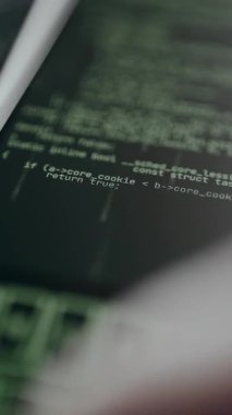 Bir çekirdek kaynak kodundan parça, matris biçimi.