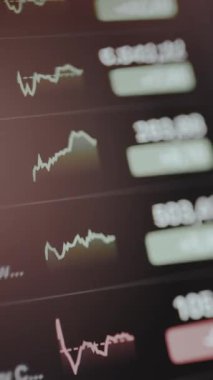 Zaman içinde hisse senedi performansını gösteren birkaç doğru grafiği.