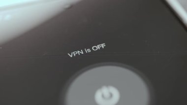 Durum VPN kapalı, Bağlanıyor, VPN 'ye geçiyor, Bağlı.