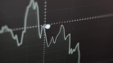 Analitik veri görselleştirmesi için satır grafiği.