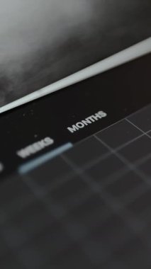 Üretkenlik uygulaması içindeki aylık zaman çerçevesi için seçenek.