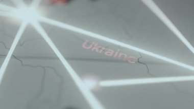 Siber saldırıların hedefi olarak vurgulanan Ukrayna 'nın kapatılması.