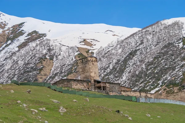 Ushguli, Upper Svaneti, Geórgia, Europa — Fotografia de Stock