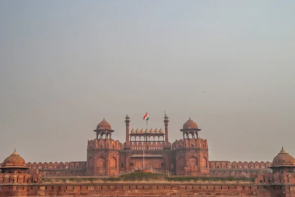 Red fort (lal qila) delhi - Weltkulturerbe. delhi, indien — Stockfoto