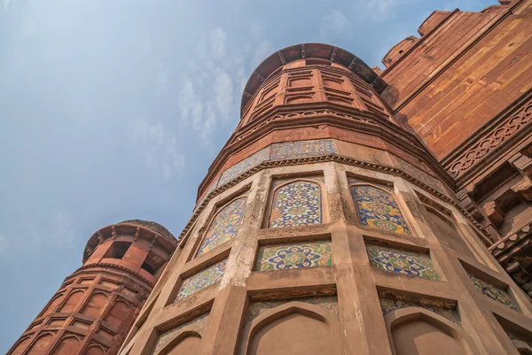 O Forte de Agra em Agra em Uttar Pradesh, Índia — Fotografia de Stock