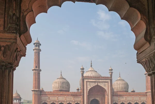 Mesquita Jama Masjid, Deli velho, Índia . — Fotografia de Stock