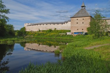 Antik kale staraya ladoga City, Rusya Federasyonu