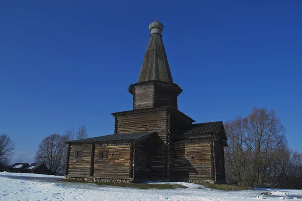 Museum for træarkitektur "Vitoslavlitsy". Novgorod - Stock-foto