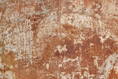 Rusty metal panel. Background