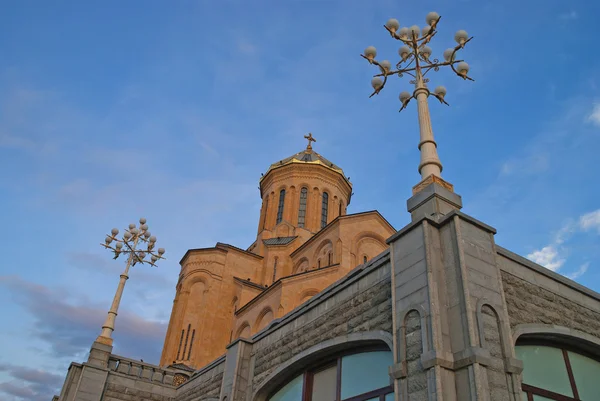 Dreifaltigkeitskathedrale von Tiflis — Stockfoto