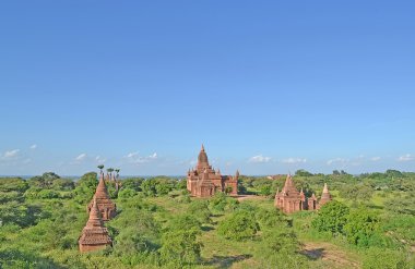 Eski tapınağın Bagan, Myanmar, Burma'daki