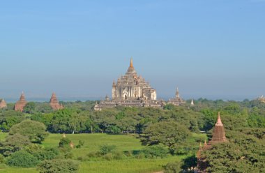 Eski tapınağın Bagan, Myanmar, Burma'daki