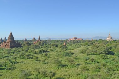 Eski tapınağın Bagan, Myanmar, Burma'daki