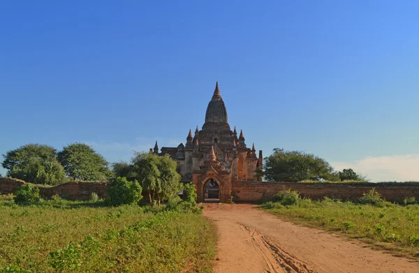 Starý chrám v Bagan, Myanmar, Barma — Stock fotografie