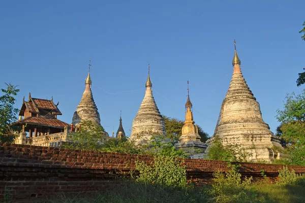 Starý chrám v Bagan, Myanmar, Barma — Stock fotografie