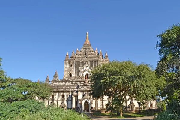 Starý chrám v Bagan, Myanmar, Barma — Stock fotografie