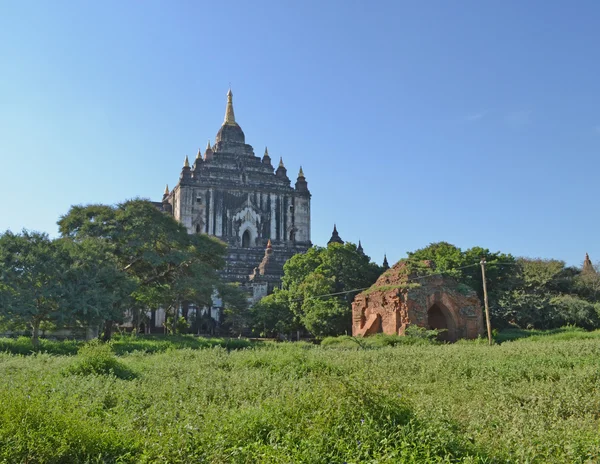 Eski tapınağın Bagan, Myanmar, Burma'daki — Stok fotoğraf