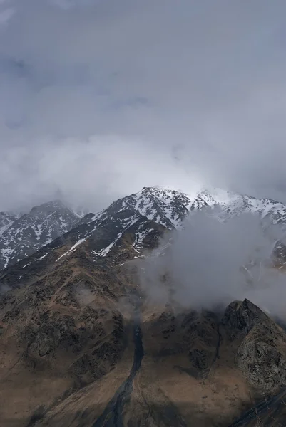 Snow-capped mountains. Caucasus mountains, Georgia.