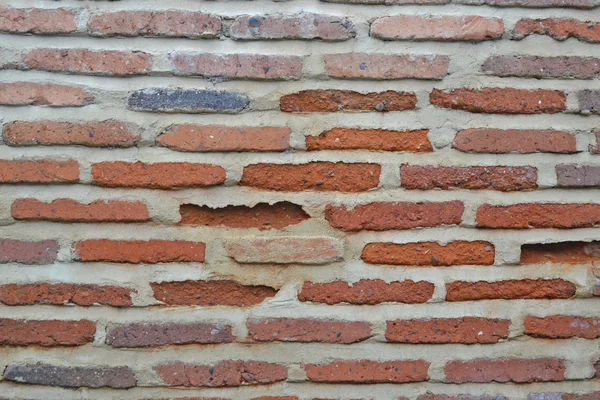 Fondo, textura. Antiguo muro de ladrillo —  Fotos de Stock