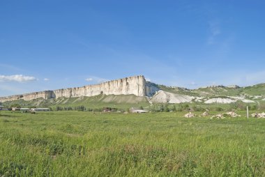Kırım'da beyaz kaya
