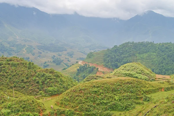 A Sapa, Vietnam: Csodálatos helyen, a hegyek, a Sapa — Stock Fotó