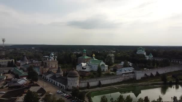 Monastero Borisoglebsky Vicino Alla Città Rostov Yaroslavl Regione — Video Stock