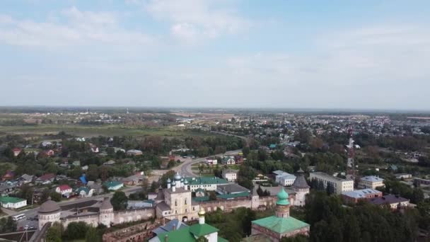 Monastero Borisoglebsky Vicino Alla Città Rostov Yaroslavl Regione — Video Stock