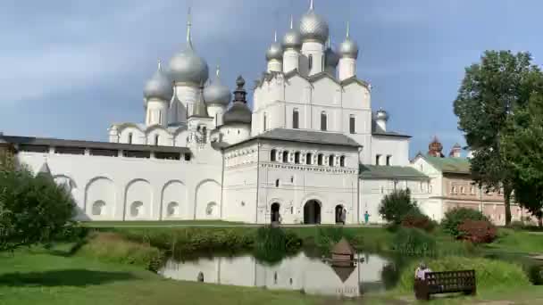 Rostov Kremlin Yaroslavl Bölgesi — Stok video